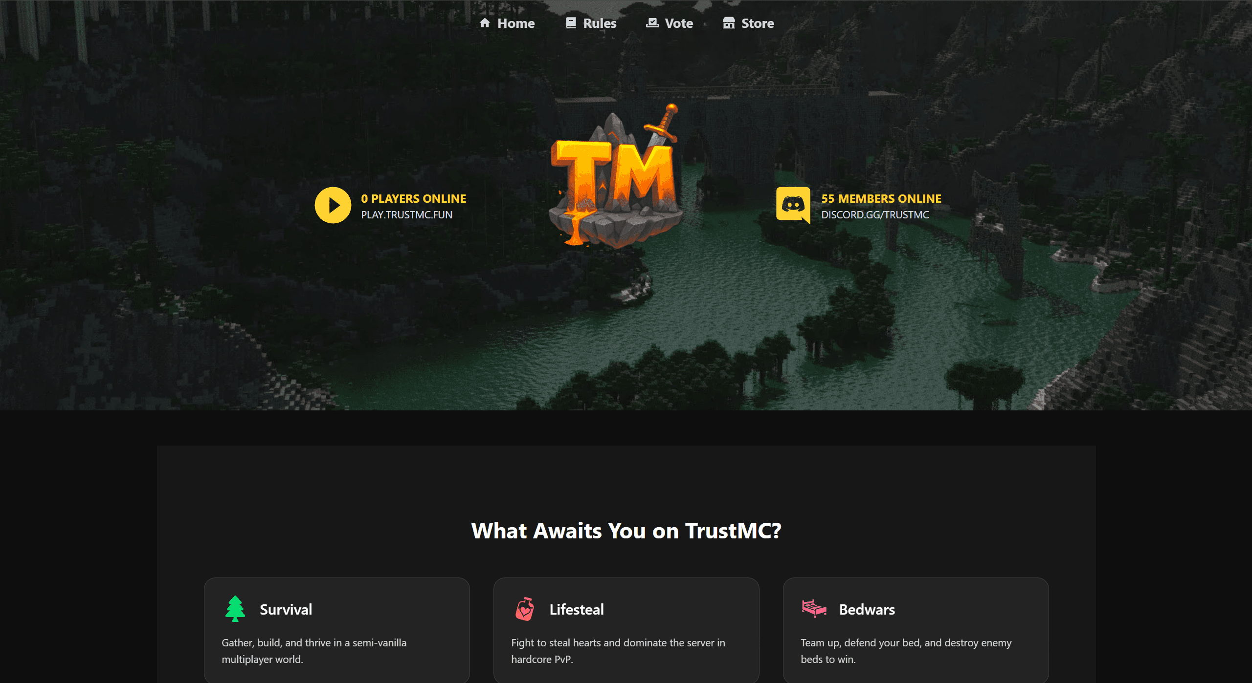 Trust MC — Website